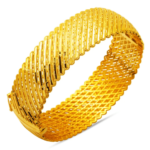 Handcuff 14 Carat Gold Bracelet